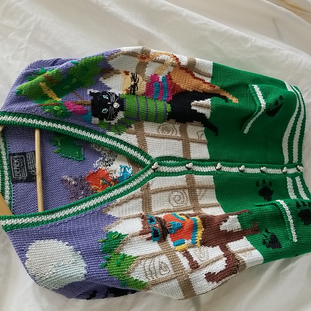 Berek cat themed sweater